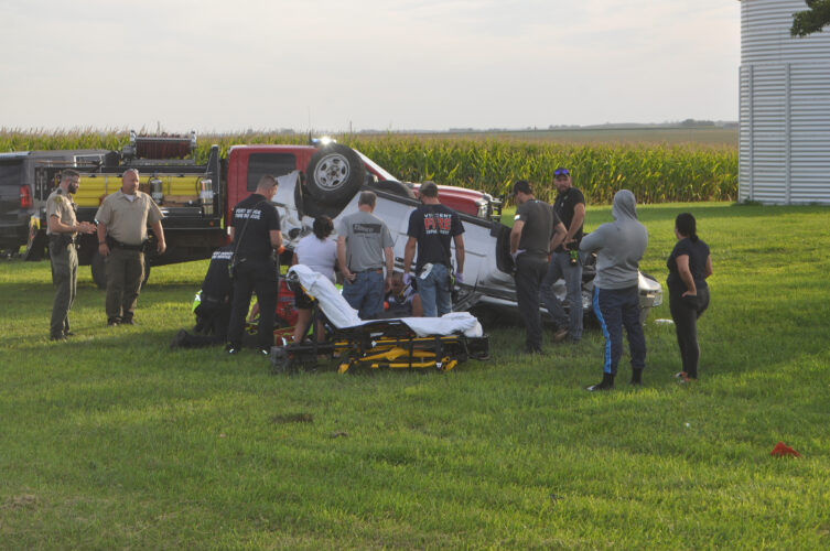 Two hurt in rollover crash | News, Sports, Jobs - Messenger News